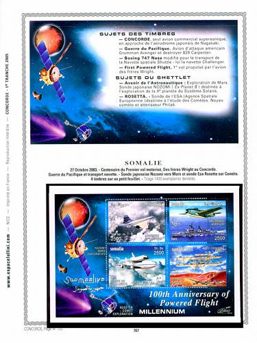 page concorde_707__ de album collection concorde de timbres