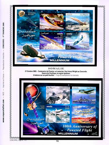 page concorde_710__ de album collection concorde de timbres