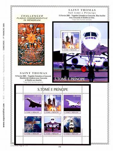 page concorde_714__ de album collection concorde de timbres