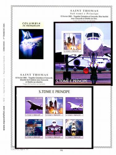 page concorde_715__ de album collection concorde de timbres