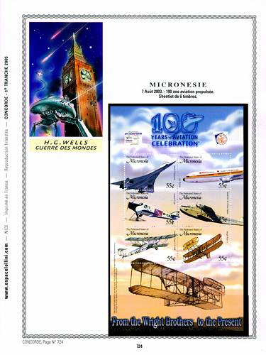page concorde_724__ de album collection concorde de timbres