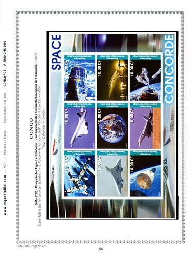 page concorde_726__ de album collection concorde de timbres