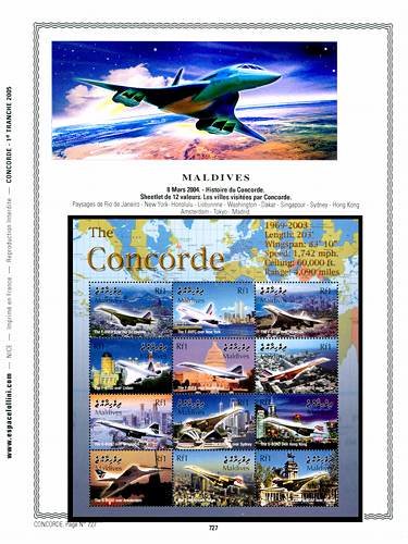 page concorde_727__ de album collection concorde de timbres
