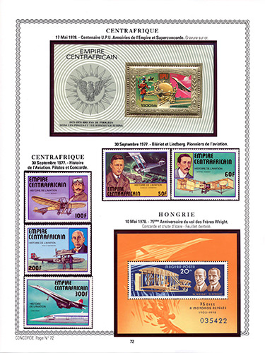 page number concorde_72__ from album concorde to collect stamps