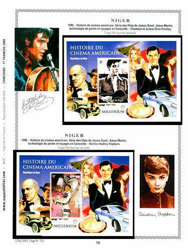 page concorde_733__ de album collection concorde de timbres