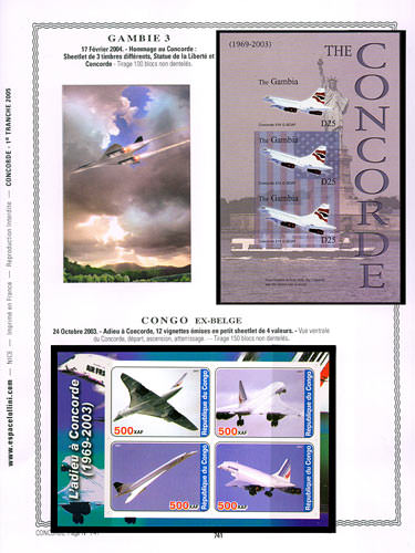 page concorde_741__ de album collection concorde de timbres