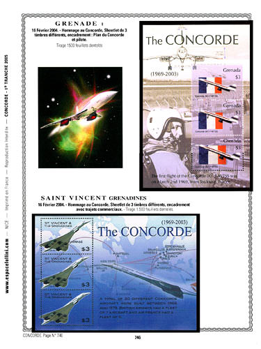 page concorde_746__ de album collection concorde de timbres
