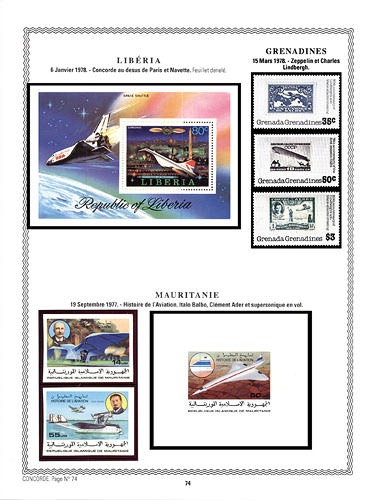 page number concorde_74__ from album concorde to collect stamps