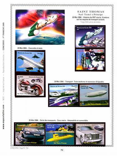 page concorde_752__ de album collection concorde de timbres