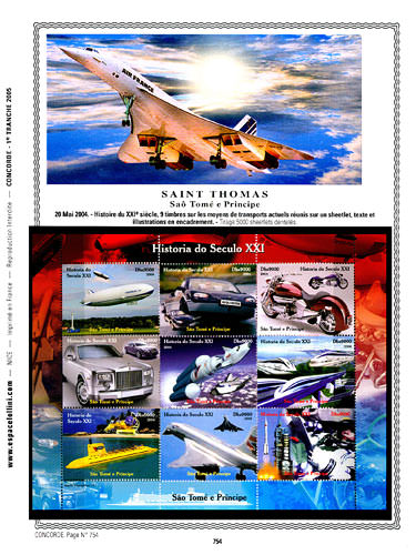 page concorde_754__ de album collection concorde de timbres