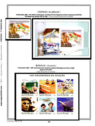 page concorde_764__ de album collection concorde de timbres