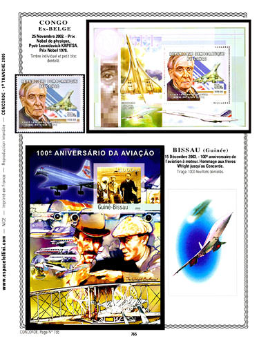 page concorde_765__ de album collection concorde de timbres