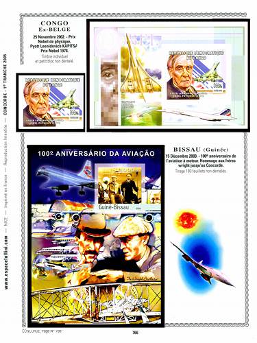 page concorde_766__ de album collection concorde de timbres