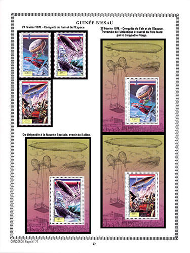 page concorde_77__ de album collection concorde de timbres