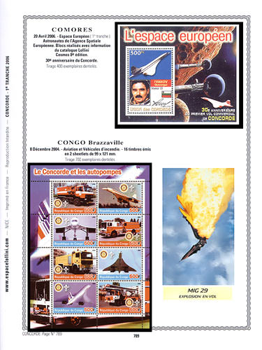 page concorde_789__ de album collection concorde de timbres