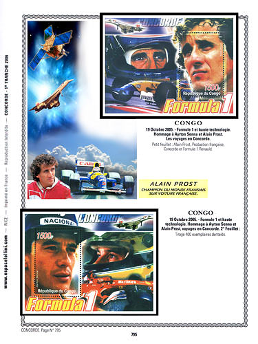 page concorde_795__ de album collection concorde de timbres