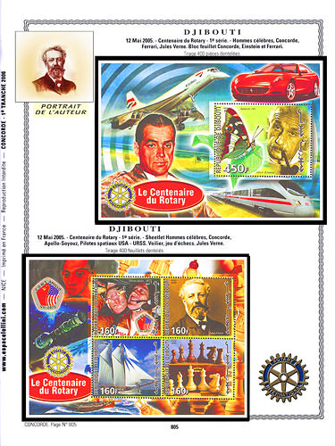 page concorde_805__ de album collection concorde de timbres