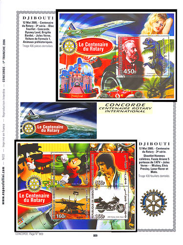page concorde_809__ de album collection concorde de timbres