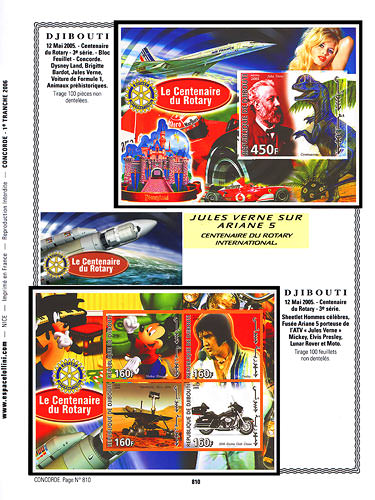 page concorde_810__ de album collection concorde de timbres