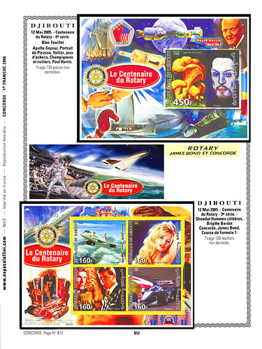 page concorde_812__ de album collection concorde de timbres