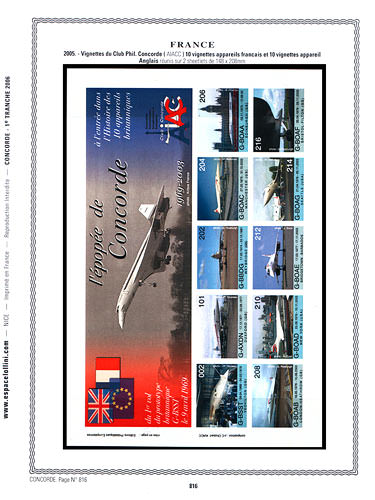 page concorde_816__ de album collection concorde de timbres