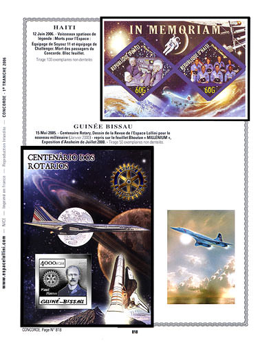 page concorde_818__ de album collection concorde de timbres