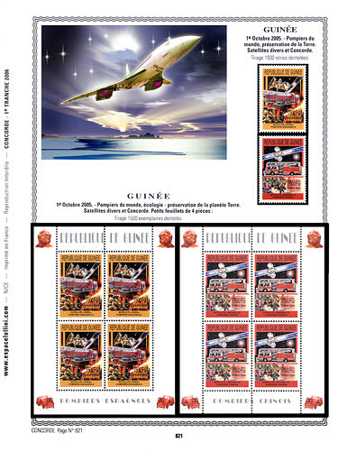 page concorde_821__ de album collection concorde de timbres
