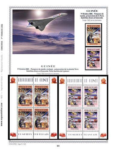 page concorde_823__ de album collection concorde de timbres