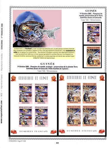 page concorde_824__ de album collection concorde de timbres