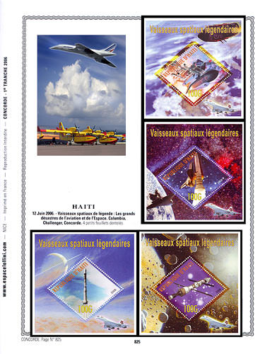 page concorde_825__ de album collection concorde de timbres