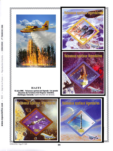 page concorde_826__ de album collection concorde de timbres