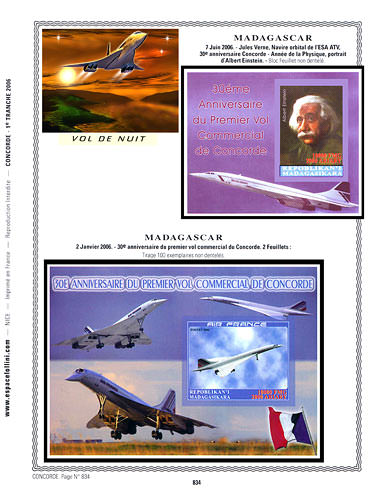 page concorde_834__ de album collection concorde de timbres