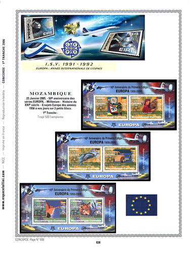 page concorde_838__ de album collection concorde de timbres