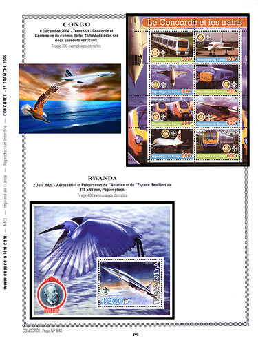 page concorde_840__ de album collection concorde de timbres