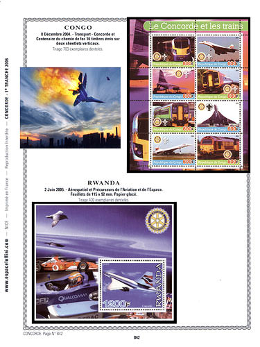 page concorde_842__ de album collection concorde de timbres