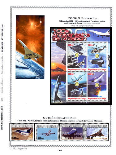 page concorde_848__ de album collection concorde de timbres