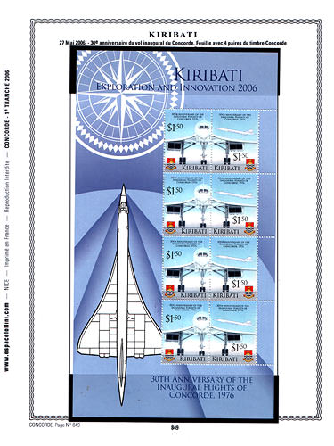 page concorde_849__ de album collection concorde de timbres