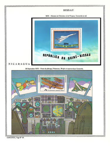 page concorde_84__ de album collection concorde de timbres