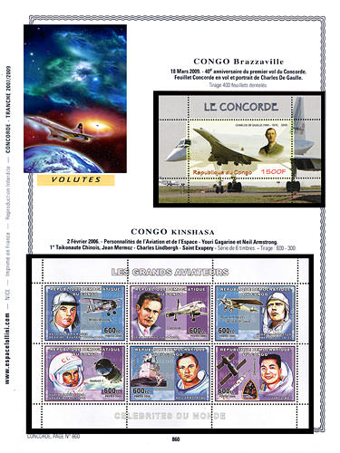 page concorde_860__ de album collection concorde de timbres