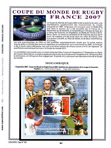 page concorde_867__ de album collection concorde de timbres