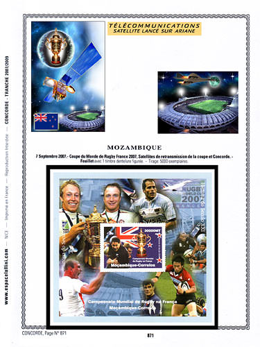 page concorde_871__ de album collection concorde de timbres