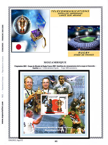 page concorde_873__ de album collection concorde de timbres