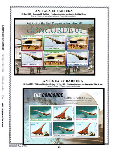 page concorde_876__ de album collection concorde de timbres