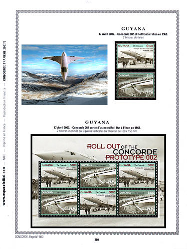 page concorde_880__ de album collection concorde de timbres