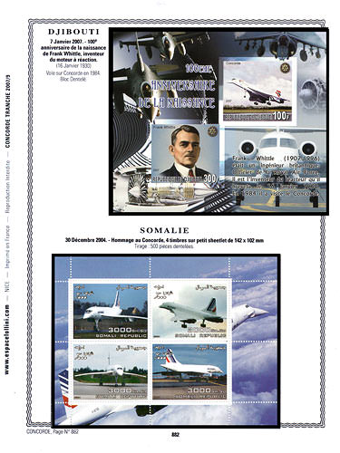 page concorde_882__ de album collection concorde de timbres