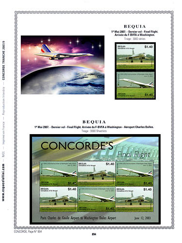 page concorde_894__ de album collection concorde de timbres