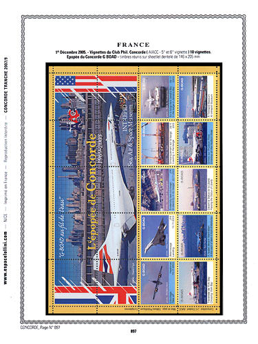page concorde_897__ de album collection concorde de timbres