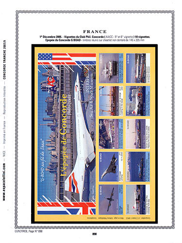 page concorde_898__ de album collection concorde de timbres
