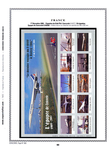 page concorde_900__ de album collection concorde de timbres