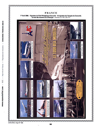 page concorde_906__ de album collection concorde de timbres